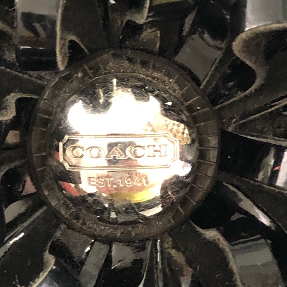 Coach black sandals. - Picture 5 of 8